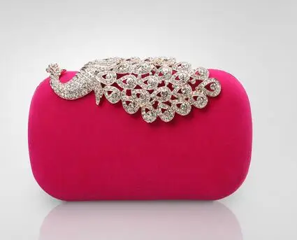 YM1009rose Sekusa вечерние клатчи Корона Стразы вечерние сумки кошелек сумка для свадьбы бриллианты леди кошелек мини Вечерние сумки - Цвет: YM1009rose