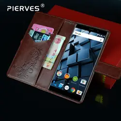 Pierves Роскошные Флип PU кожаный бумажник чехол Чехол для телефона для Vertex Impress Cube