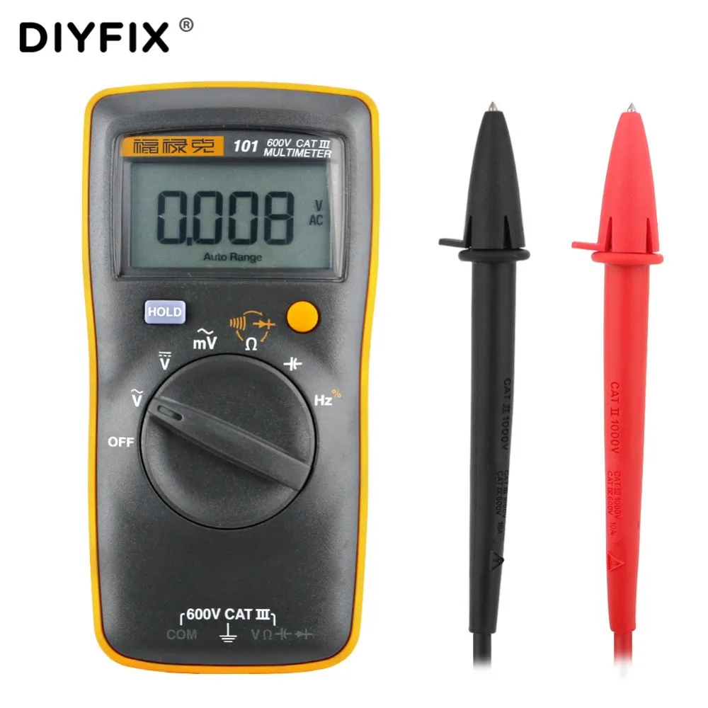 Цифровой мультиметр DIYFIX с автоматическим выбором диапазона для измерения