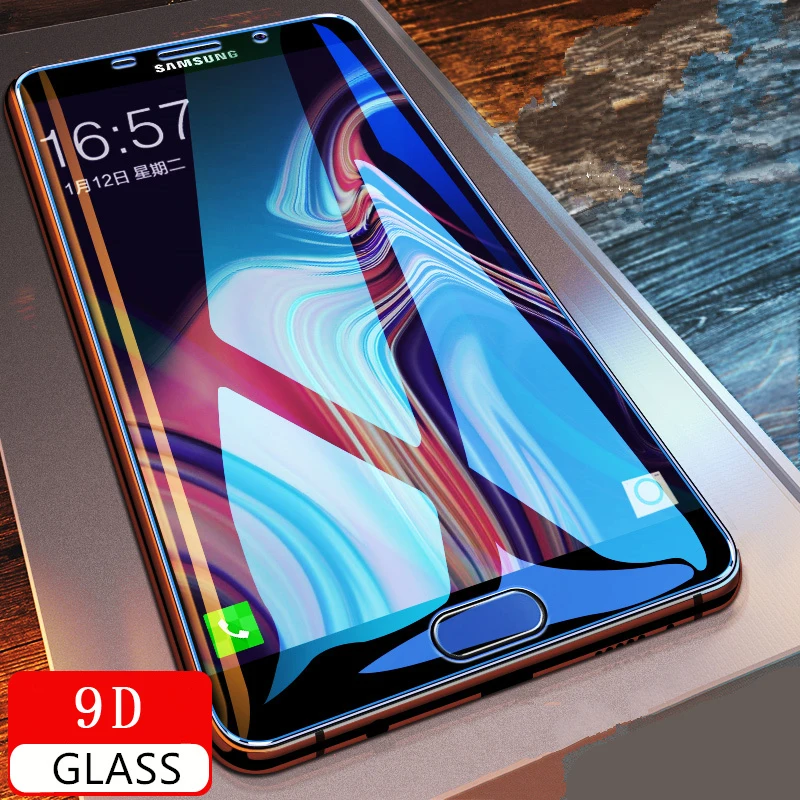 

9D Tempered Protective Glass For Samsung Galaxy M20 M10 Screen Protector Glass For Samsung Note 9 S9 A8 A6 J4 J6 Plus 2018