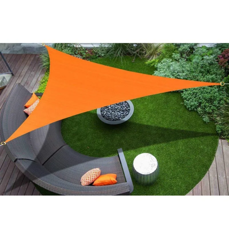 

Triangle Sun Shelter Sunshade Protection Garden Patio Pool Shade Sail Outdoor Canopy Awning Camping Picnic Tent