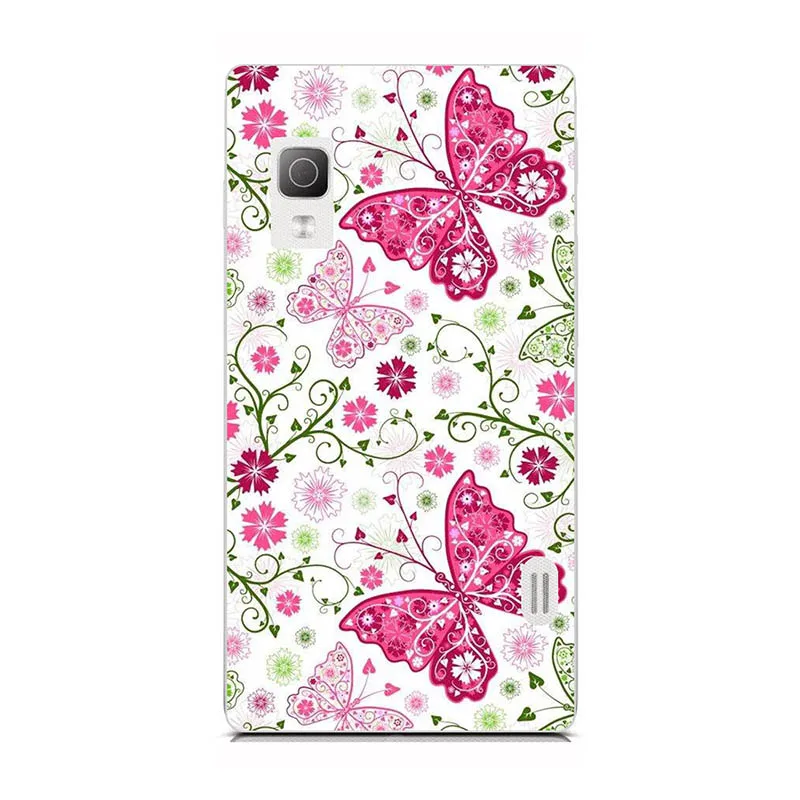 M50 Чехол Funda для LG L5II L5 II 2 E455 L5ii E 455 жесткий пластиковый чехол для LG L5ii принт милые животные чехлы для телефонов с изображением цветов - Цвет: M50