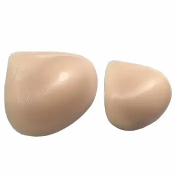 

560g/Pair securely to the body triangle breast cancer Silicone Breast Forms Prosthesis Mastectomy