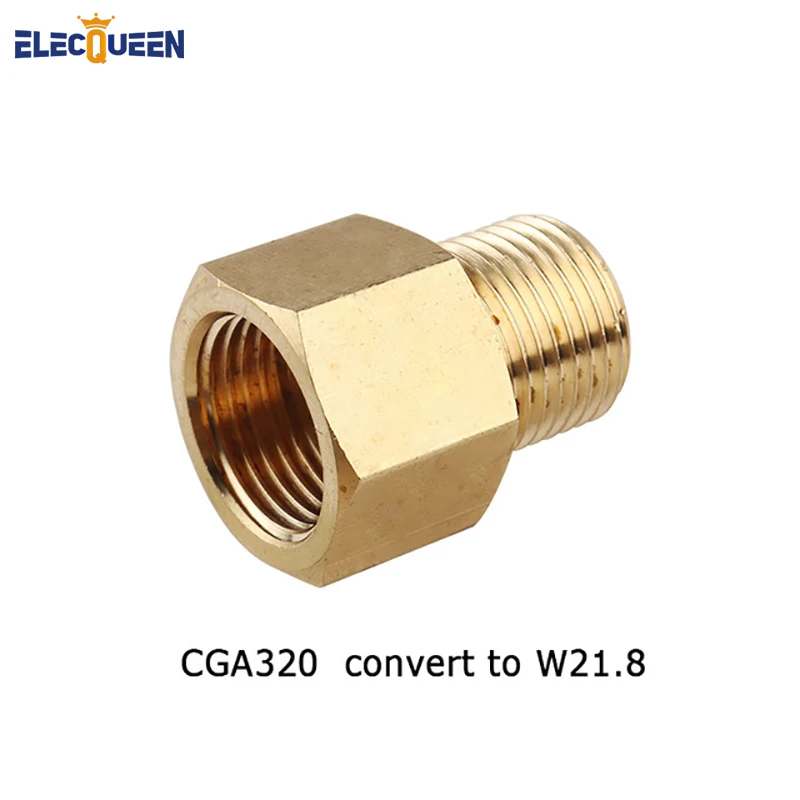 Адаптер резьбы CO2 CGA320 резьба к адаптеру W21.8 цилиндры для резервуара CO2|Другие