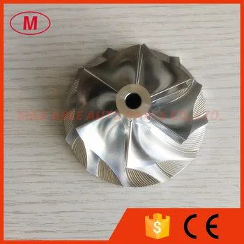 

T04B 51.65/69.96mm 6+6 blades 409179-0023 14201-Z5601 Turbo Aluminum 2024 /Billet/milling compressor wheel for 409761-0002