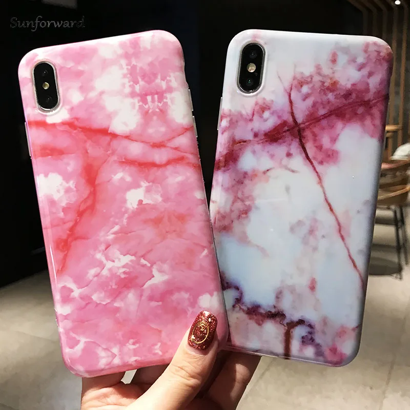 Мраморный чехол для iPhone X XR XS MAX силиконовые чехлы 6 S 7 8 Plus противоударный мягкий