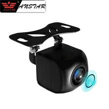 ANSTAR 12 V Videocamera vista posteriore Occhio di Pesce Wide Angolo di Visione Notturna Impermeabile della Macchina Fotografica di Backup 5 Spille Per Android di Parcheggio Specchio Dash cam