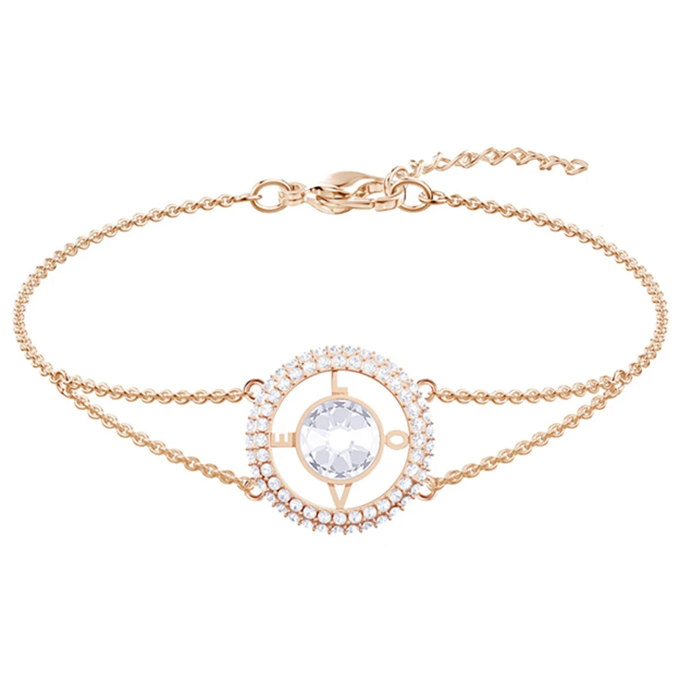 

Kaliyah Swa Spring New Admiration Bracelet Love Flows Bracelet Gold Jewels Of The Present Mode Of Birthday Free Fret 5444419
