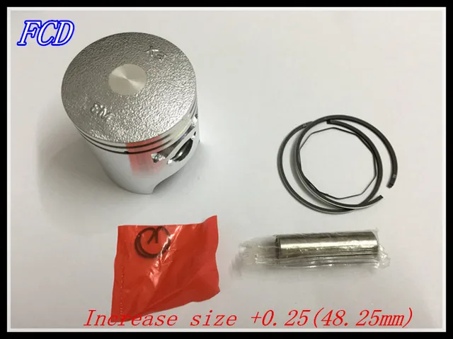 Motorcycle piston assembly L9E90 CH90 NH90 Piston diameter ...