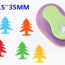 35 мм Рождественская елка Скрапбукинг удары фигурный дырокол для рукоделия бумажный резак furadores de papel пара скрапбук R343