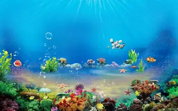 

customize kids room curtains girls Underwater World photo curtains 3d luxury home