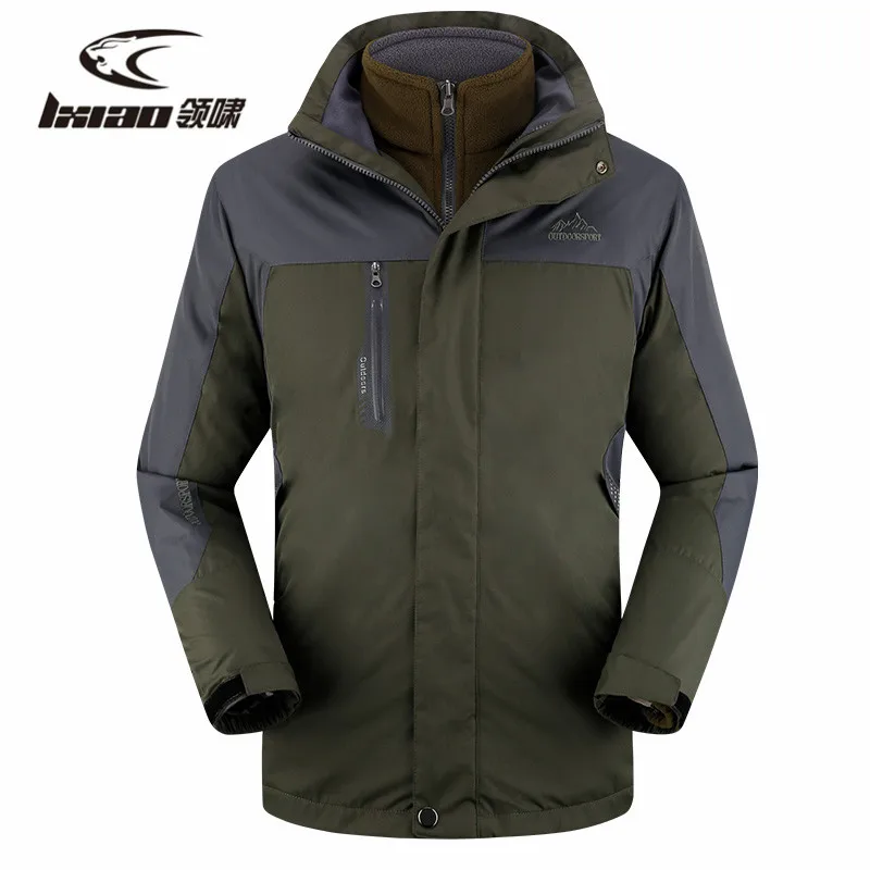 

LXIAO Men Sports Coats Outdoor Autumn Winter Moisture Wicking Wear-resistant Windproof Camping Trekking Outdoor Men Jackets