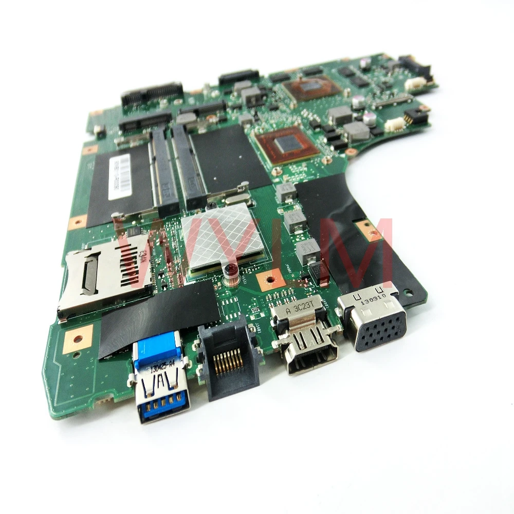 low cost  K46CB With I7 CPU GT740M 2GB mainboard For ASUS A46C K46C K46CB K46CM laptop motherboard 100% Teste