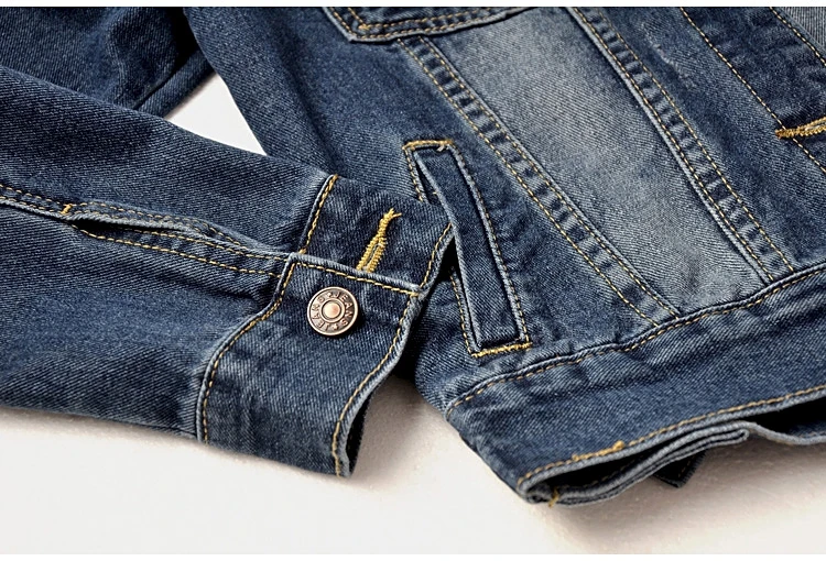 Короткая джинсовая куртка размера плюс 5XL, осенняя Модная Джинсовая куртка-бомбер с капюшоном, джинсовая куртка со съемным капюшоном kz219