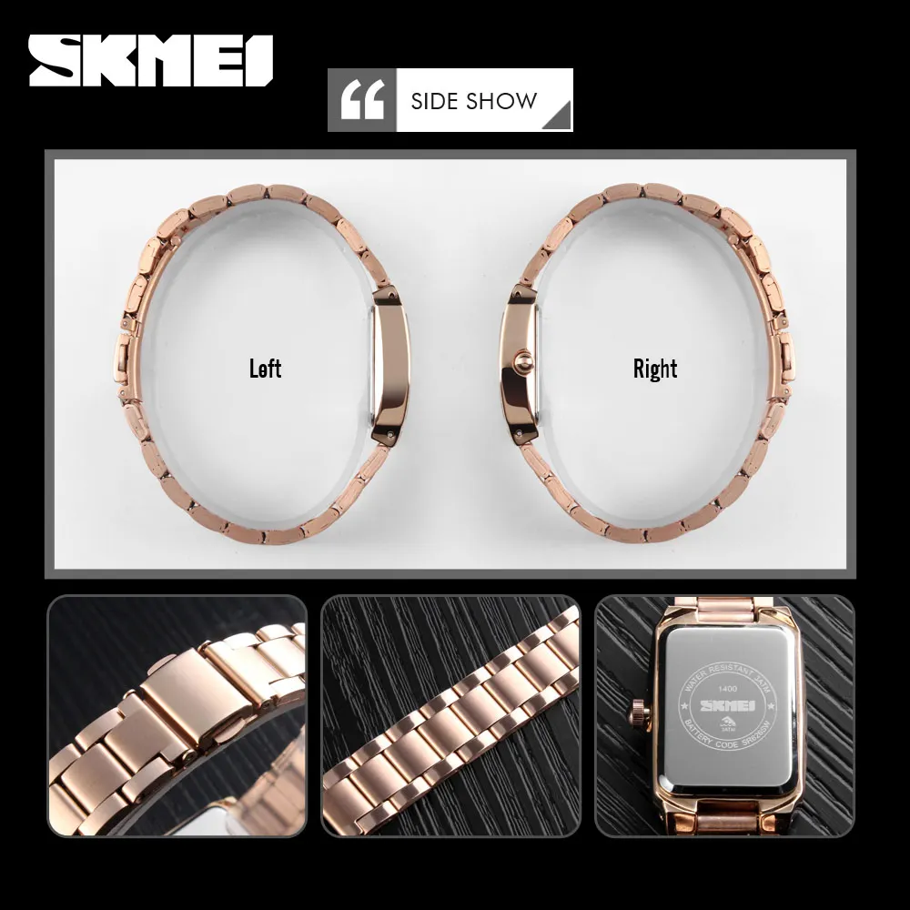 SKMEI Роскошные Брендовые женские часы с бриллиантовым циферблатом наручные для