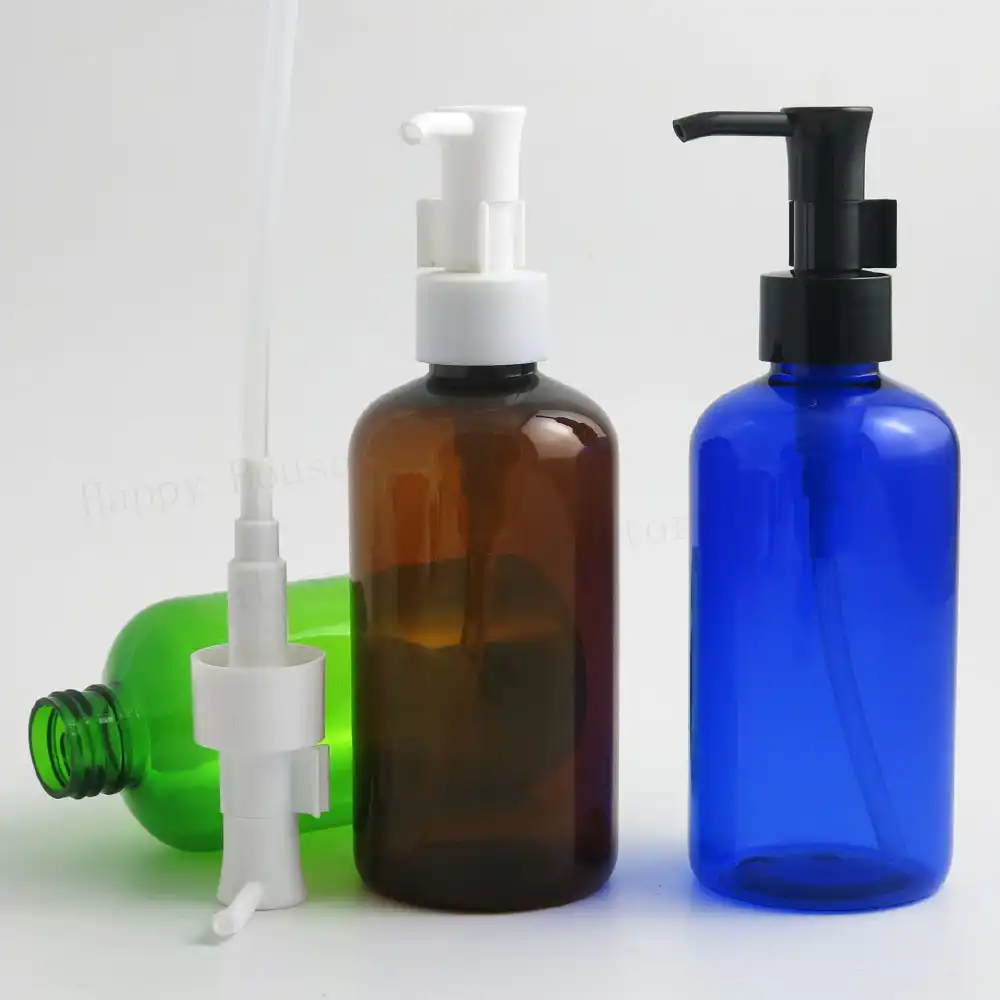 24 2 ミリリットルトラベル空クリアアンバー青白緑赤ペットプラスチックシャンプーローションディスペンサーボトル液体容器とポンプ 詰め替えボトル Aliexpress