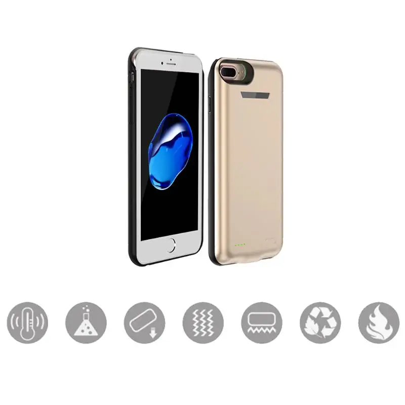 ALLOET 7500 мАч магнитное зарядное устройство чехол для iPhone 6 6s 7 Plus зарядный