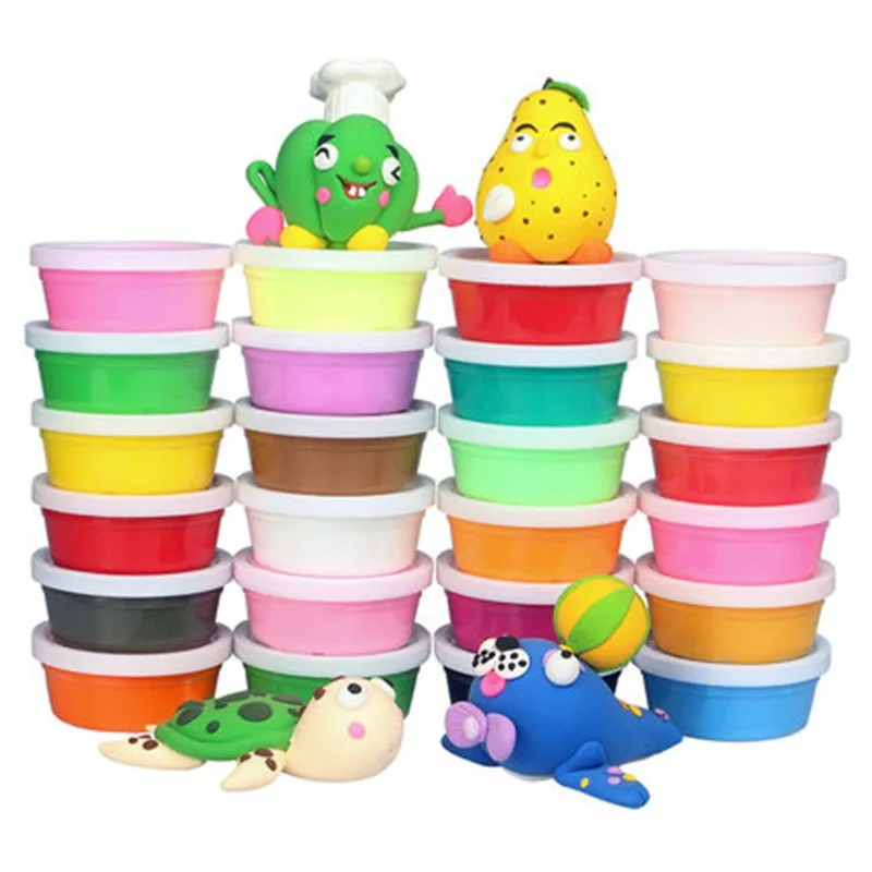 24Pcs-Air-Drying-DIY-Malleable-Polymer-Modeling-Clay-Playdough-Tools-Soft-Blocks-Plasticine--Playdoughs-With-Plastic-Box-Set-TY0175 (8)
