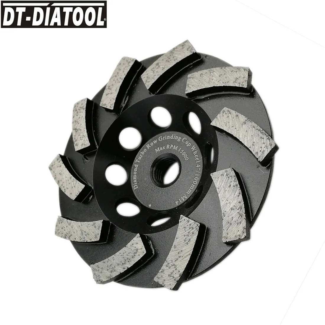 DT DIATOOL 1 шт. диаметром 100/115/125/180 мм алмазный сегментный турбо стакан шлифовальный