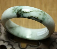 

xd 00957 Certified Natural Green A Jadeite Jade Bangle Bracelet Handmade (A0429)