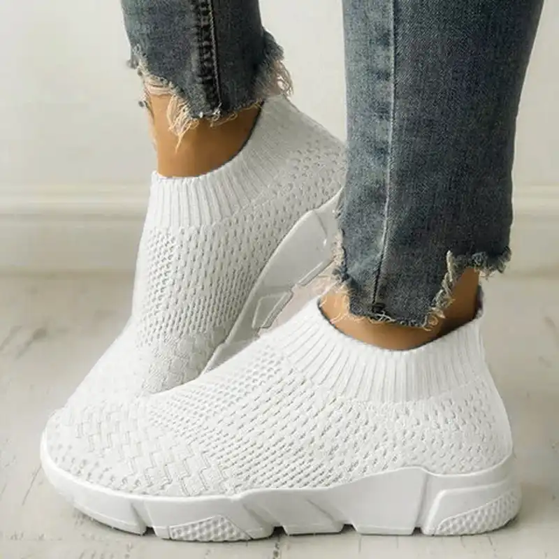 knit sneakers womens