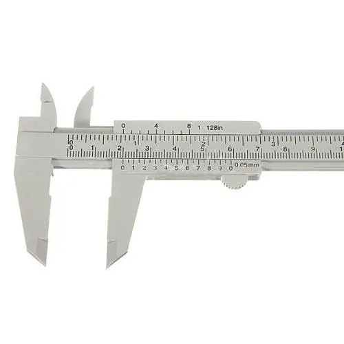 1 шт. 150 мм мини-измерительный пластиковый раздвижной штангенциркуль линейка 6 дюймов серый микрометр измерительные инструменты