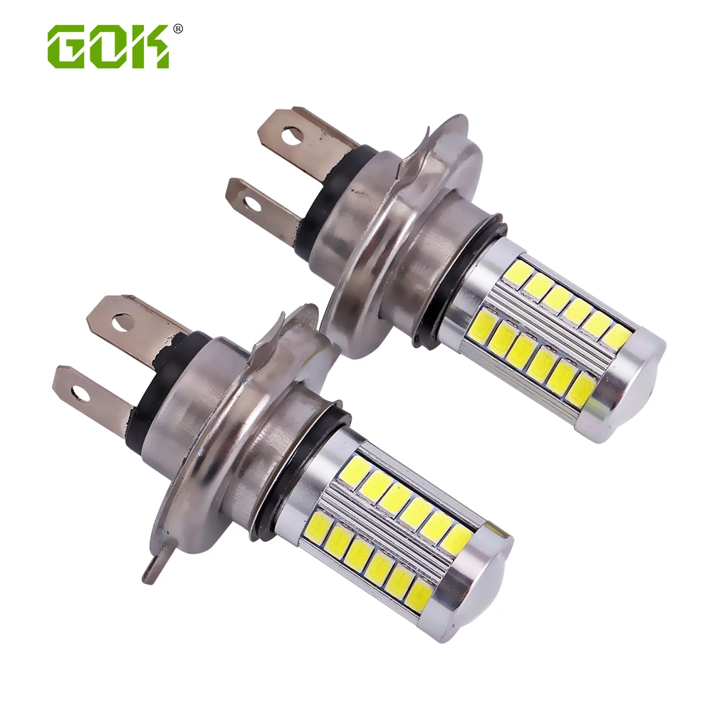 2 шт. Автомобильные светодиодные противотуманные фары H4 33smd 5730 светодиодный чип 30