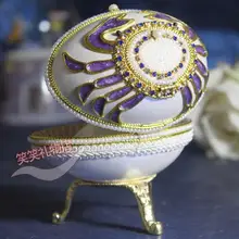 Egg carving girls music box birthday music box gift handmade crafts musica jewelry box