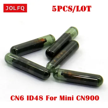 

5pcs/lot NEW HOT CN6 ID48 Chip for MINI CN900 Car Transponder 48 Chip Glass Blank Chip for ND900 Key Programmer Copy Car Key chi
