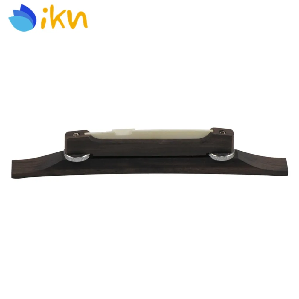 New Guitar Bass Bridge Rosewood with Bone Saddle 6 String Guitar Bridge