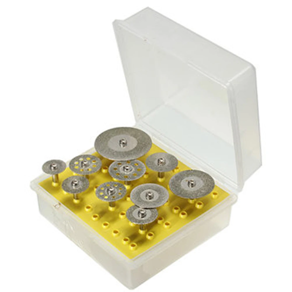 

High quality 10pcs Diamond Cutting Discs Cut-off Wheel Set For Dremel Rotary Tool