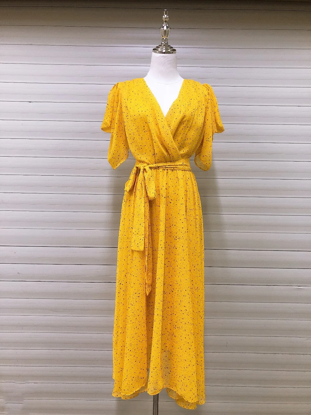 bec and bridge hibiscus golden midi dress