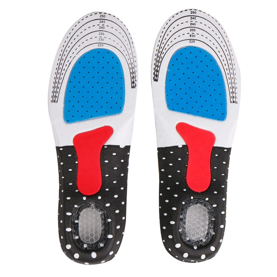 Women Lady Foot Gel Insoles Pads Orthotic Arch Support Shoe Pad 35 40