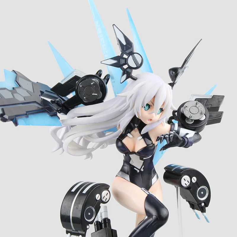 Japaness Hyperdimension Neptunia lassion Noire фигурки аниме черное сердце ПВХ Brinquedos коллекция игрушечные лошадки 24 см