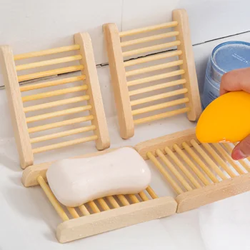 

Wooden Craft Soap Dish Sacer Soap Tray Holder Bathing Rest Room Dispenser Manmade Drainage Bathroom Organizer