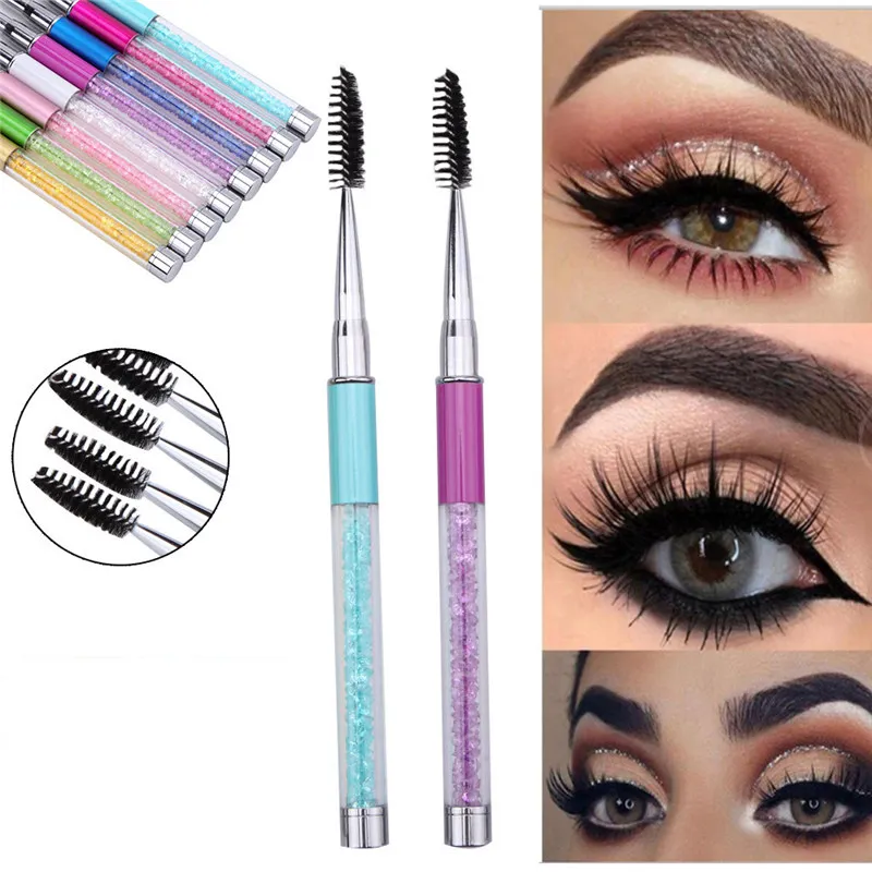 

Newest 1PC Reusable Eyelash Brush Cosmetic Mascara Wand Applicator Spooler Makeup Tool Pen