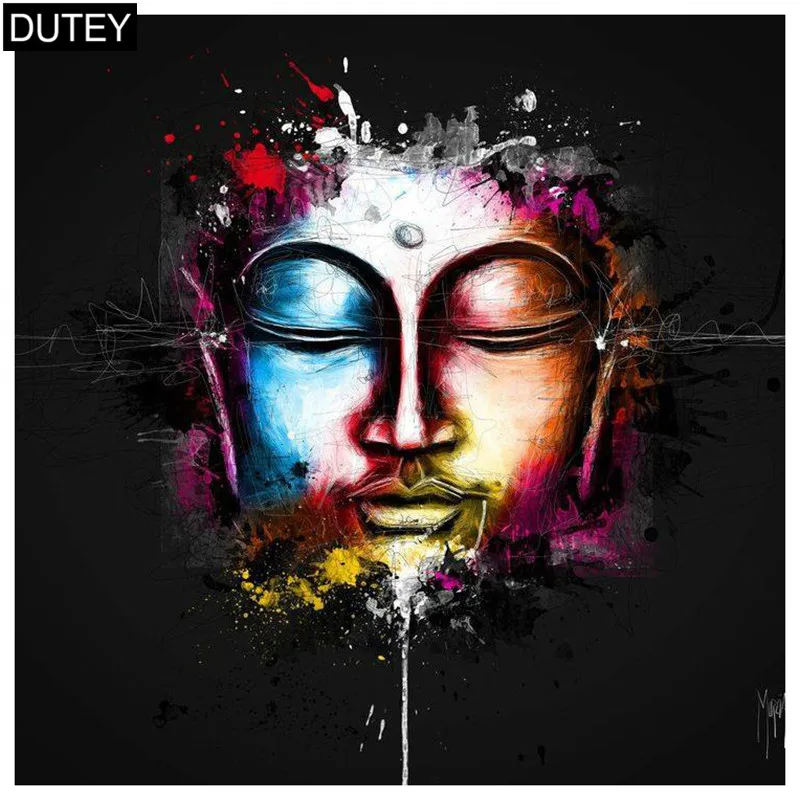

Full Square/Round Drill 5D DIY Diamond Painting "Buddha 1" 3D Diamond Embroidery Cross Stitch Mosaic Home Decor Gift JCC