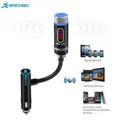 Bluetooth handsfree fm-передатчик Car Kit MP3 плеера Радио адаптер с Дистанционное управление для iphone Samsung Смартфон LG