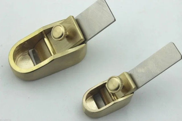 

2pcs various size Mini plane,Violin making tools, Copper Metal cello tools, strong and durable