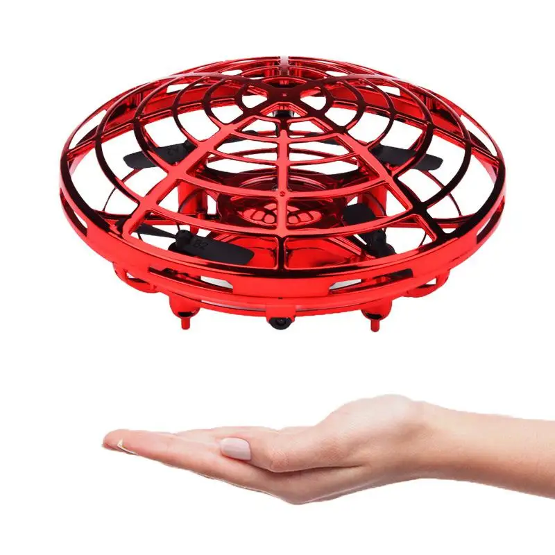 FunnyBean мини Квадрокоптер вертолет Hands Free Hover Drone 360 градусов микро Дрон датчик для автопилота для начинающих летающий самолет