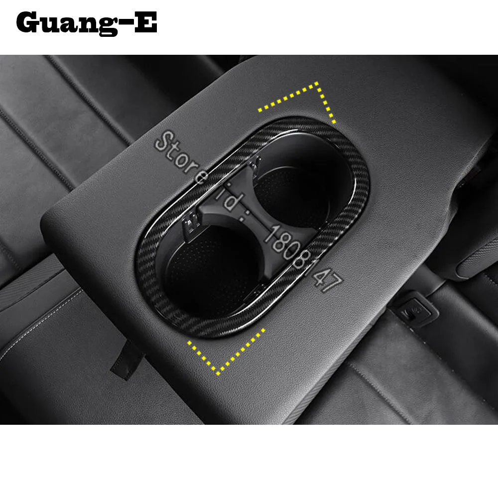 

For Volkswagen Vw T-ROC TROC 2017 2018 2019 Car sticker styling trim Center Console middle rear back tail Cup gear armrest box frame