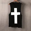 Men summer fashion punk rock hip hop tank top bodybuilding sleeveless shirt mens cross printed casual vest street clothing ► Photo 1/6