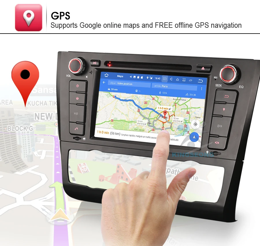 Perfect Autoradio Android 7.1 DAB+ GPS WiFi Bluetooth Car CD DVD Navi for BMW 1 Serie E81 E82 E87 E88 Door Hatchback Coupe Convertible 20