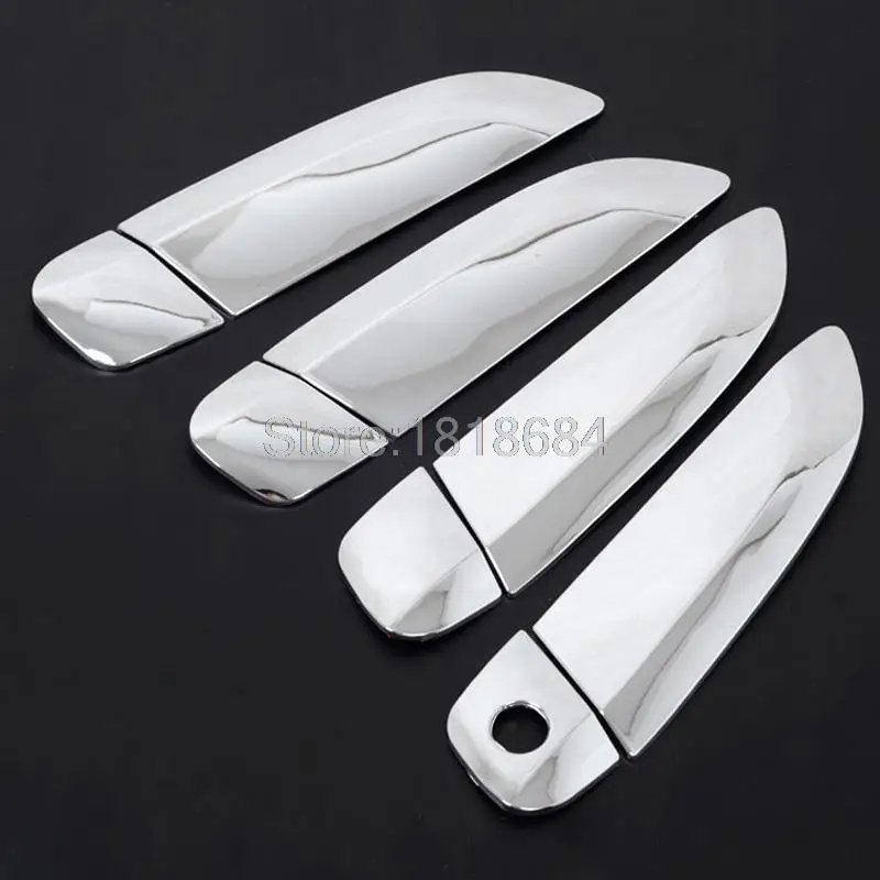 

For Chevrolet SAIL 2010 2011 Top Quality ABS Chrome Plastic Side Door Handle Lid Cover Trims Auto Parts Accessories 8pcs/set