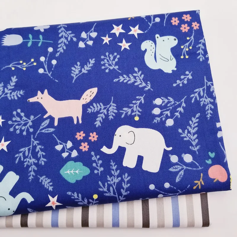 

100% cotton Twill Fabric for DIY Sewing Quilting Fat Quaters Dress Making Material For Baby&Child and Dolls