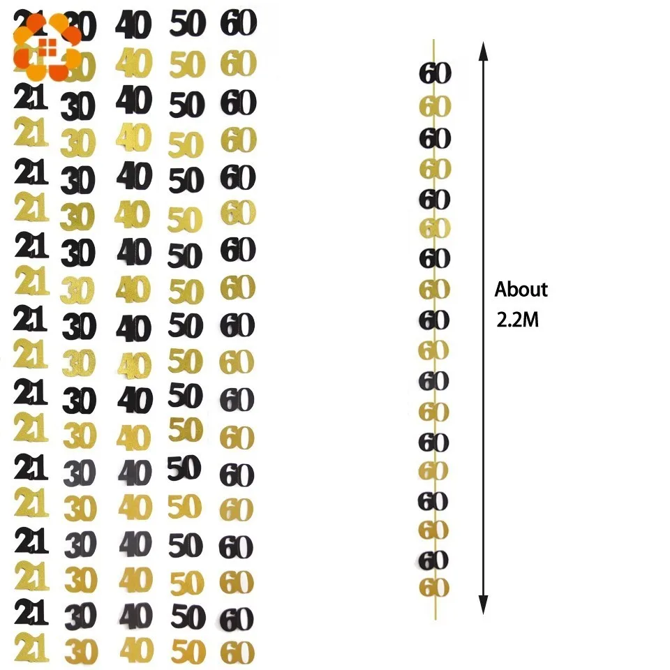 18 Вт, 30 Вт, 40/50 лет воздушный шар "Конфетти" Бумага Гирлянда DIY подвесные кулоны вечерние баллоны Юбилей День рождения украшения