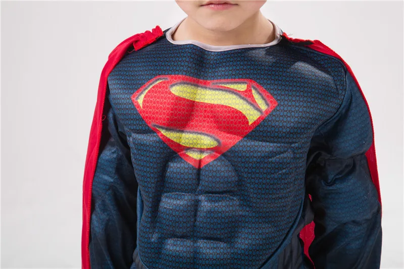 Костюм с мышцами Супермена на Хеллоуин, Супергерой из Лиги справедливости, Кларк Кент, нарядное платье