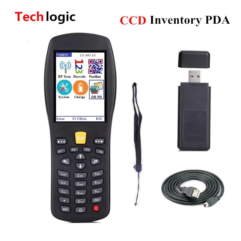 Techlogic Q7 CCD اللاسلكية جرد ماسح الباركود قارئ رمز اليد محطة PDA ماركت والمخازن المحمولة بار بندقية Techlogic Q7 CCD اللاسلكية جرد ماسح الباركود قارئ رمز اليد محطة PDA ماركت والمخازن المحمولة بار بندقية