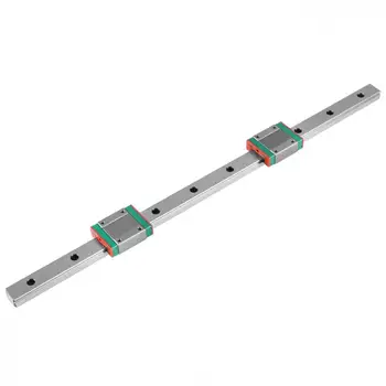 

400mm/15.7inch Steel Linear Sliding Rail Miniature Guide Rail with 2 Block