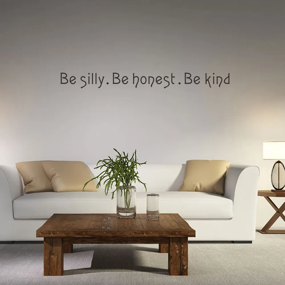 

Proverbs Wall Stickers Plane Wall Decoration For Home Decor Explosive Models New Personality Be Silly English Wall Stickers